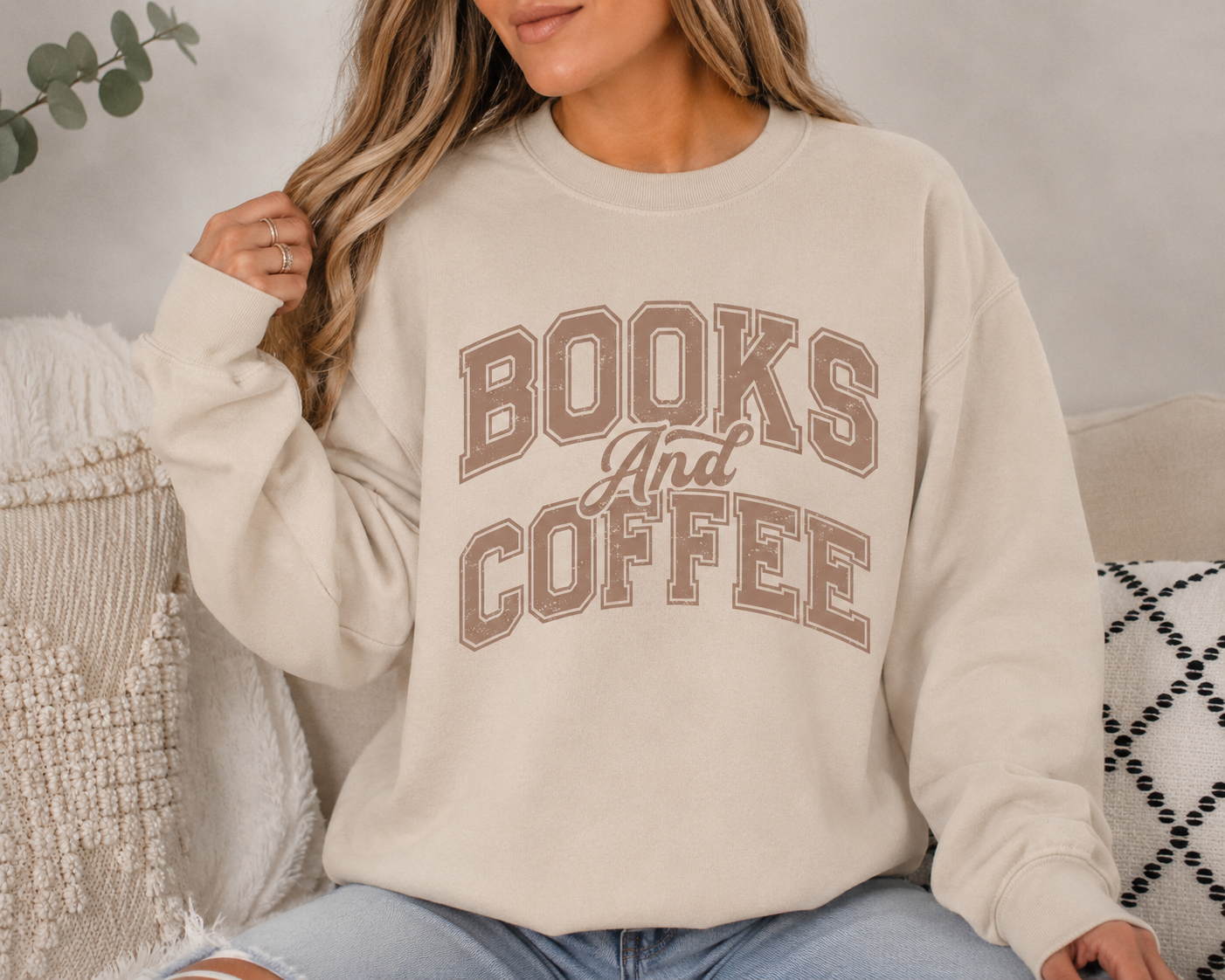 Jessica's Book's and Coffee Crewneck