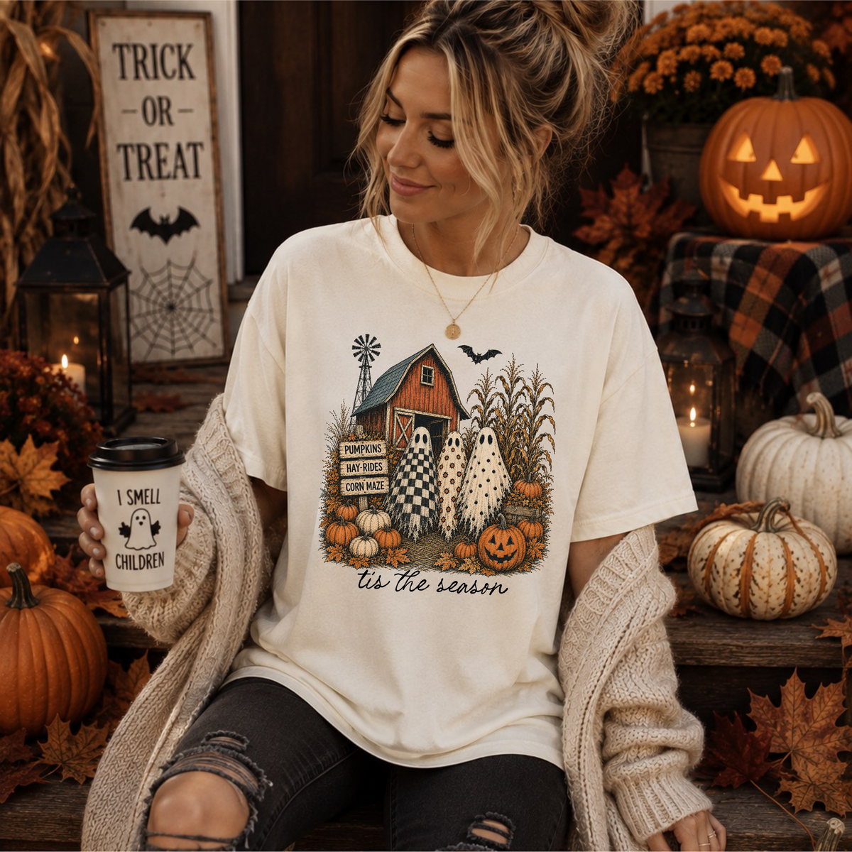 Ghost in The Corn Field Tee