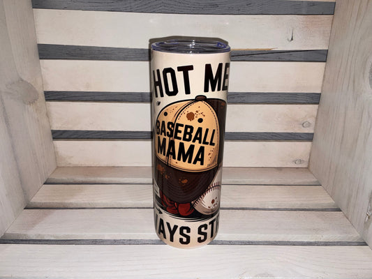 Hot Mess Baseball Mama